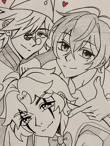 Here is an ink drawing I did for @thejoshuawatersva for Ozokucon 2026 this year!! I’ve been meaning to give a gift for the lo...