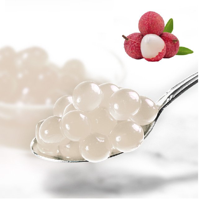Litchi Popping Boba Crystals Delicious Flavour product image (2)