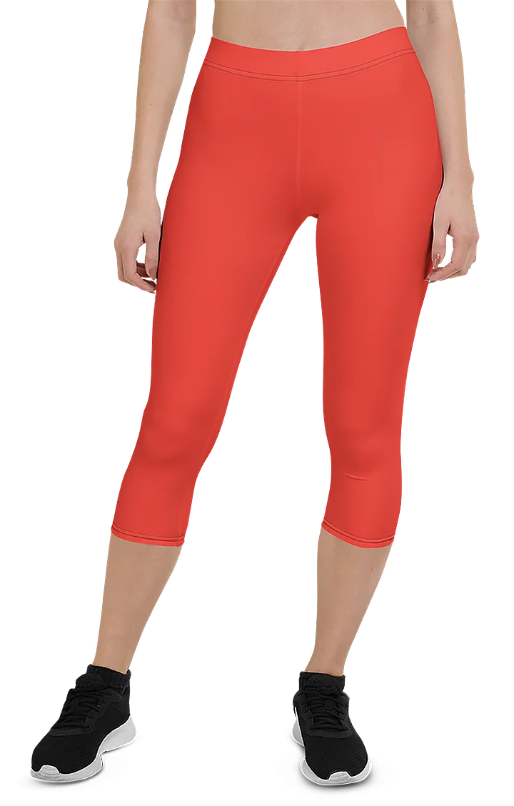 Plain Color Poppy Capri Leggings product image (1)