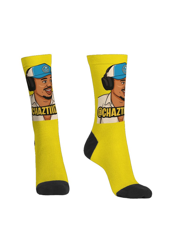 Chaztiiized Electric Yellow Socks product image (2)