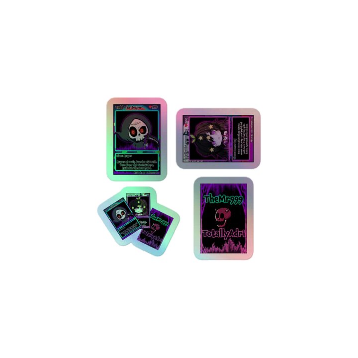 The Reaper & Demon Dog Holographic Large 4-Pack Stickers product image (1)