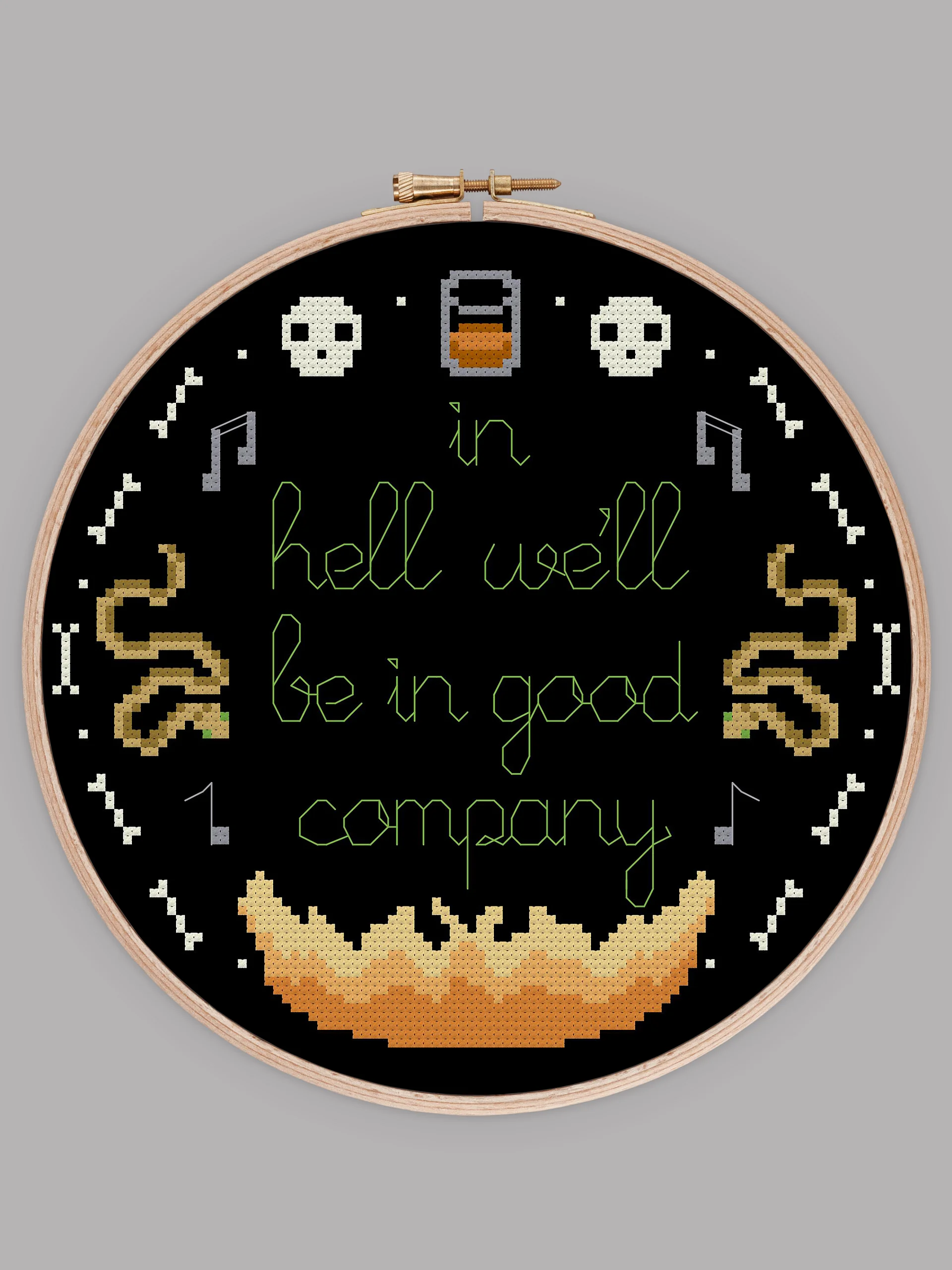 We'll Be In Good Company - Digital Cross Stitch Pattern product image (1)