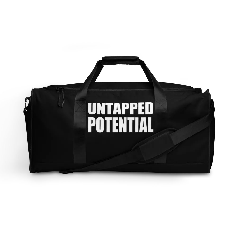Untapped Potential Black Duffle Bag product image (1)