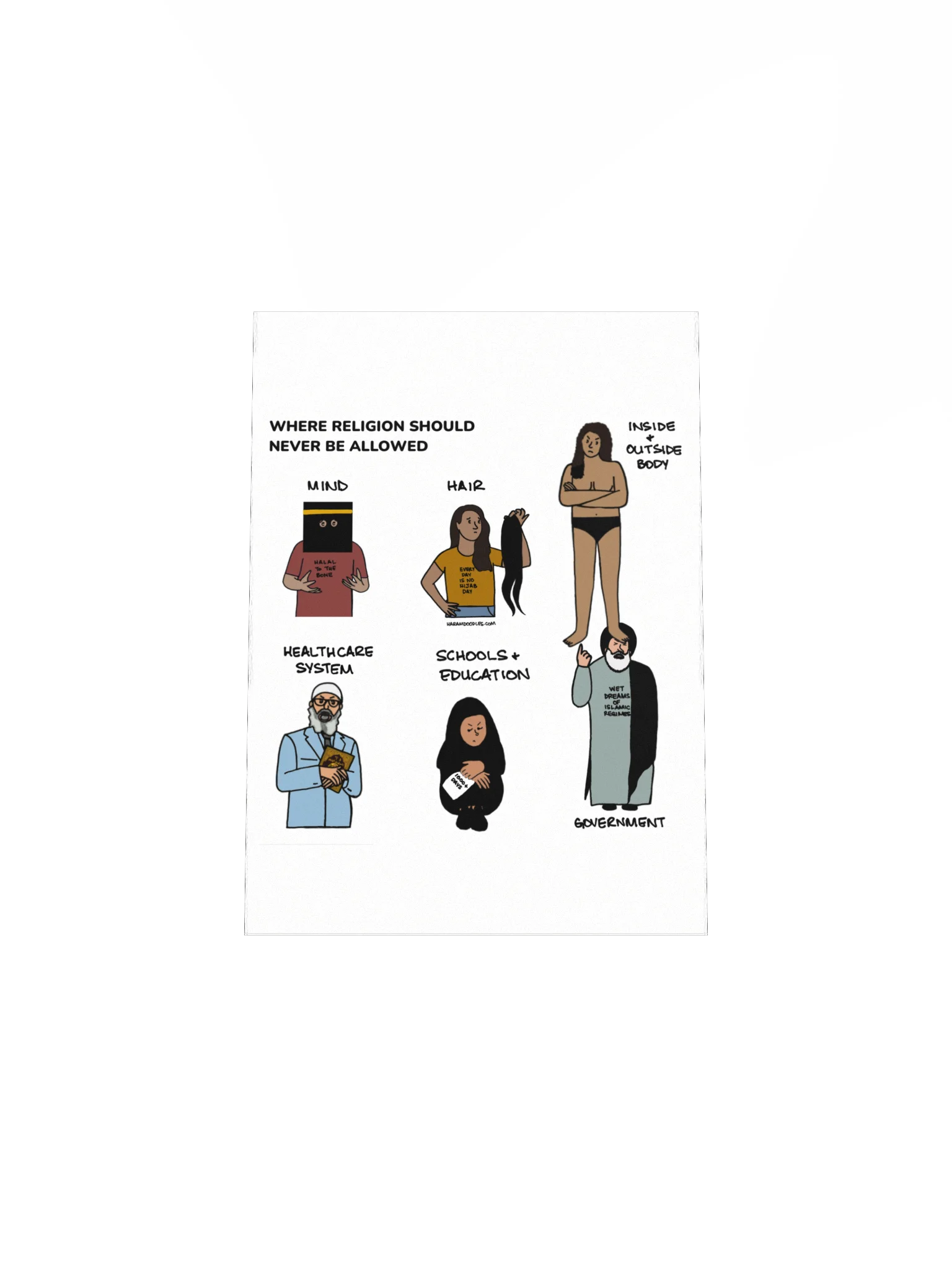 Where Religion Should Never Be Allowed Poster product image (4)
