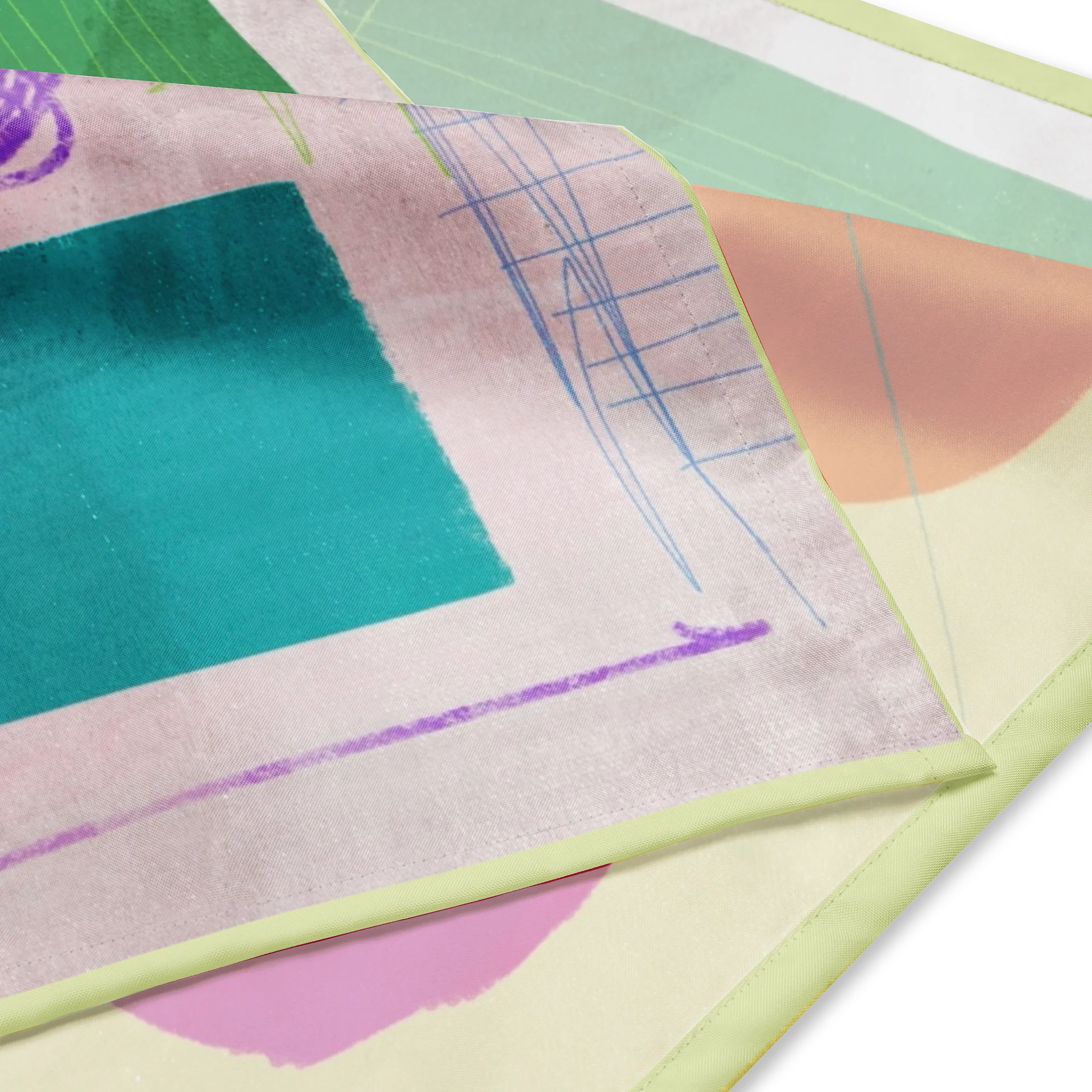 Playful Abstract Art Print Bandana product image (5)