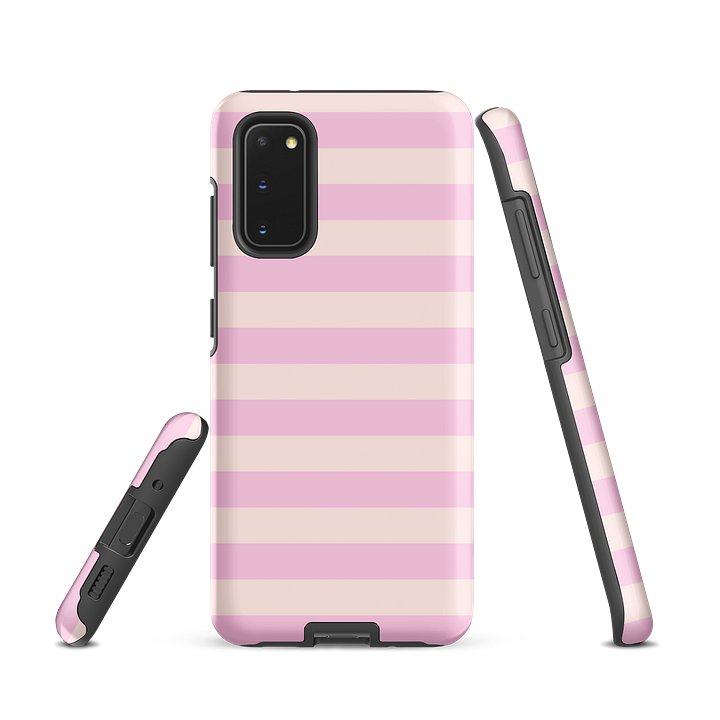 Blush Stripe Tough Case product image (1)