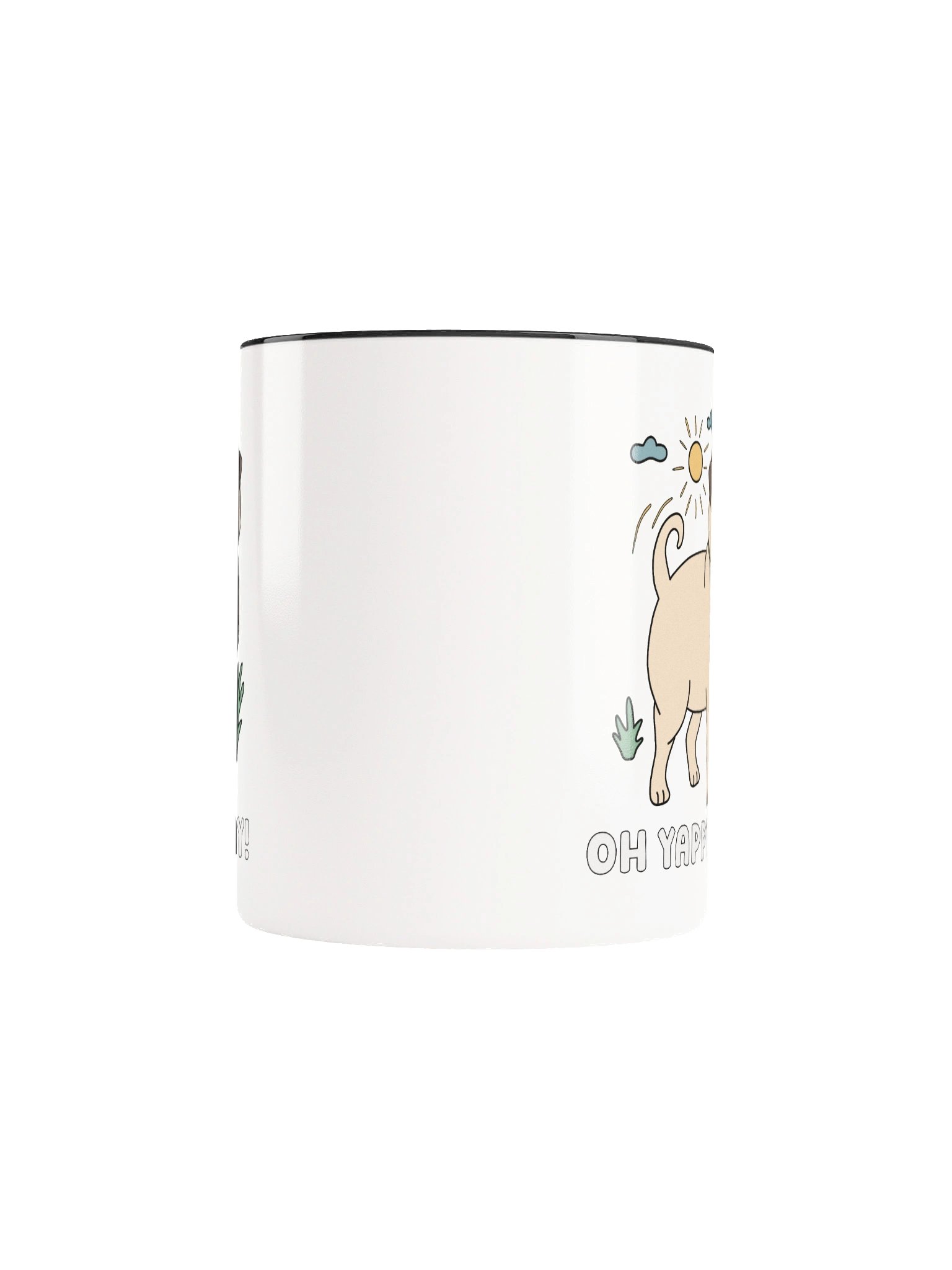 Oh Yappy Day Pug Mug product image (5)