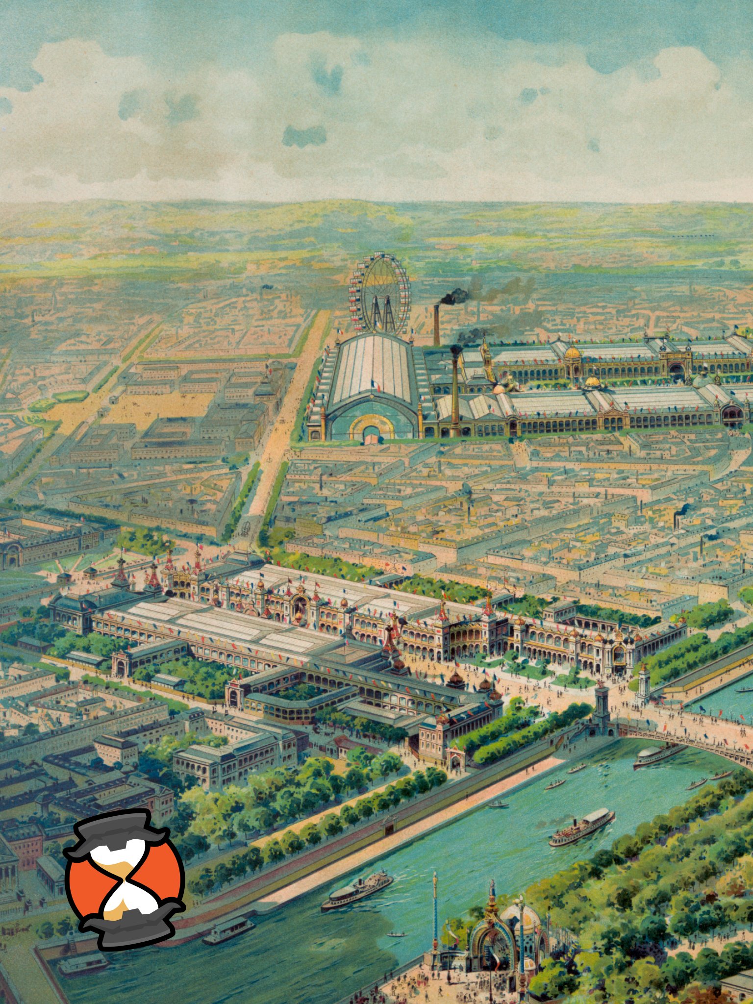 Paris 1900 (Framed Poster Print) product image (3)