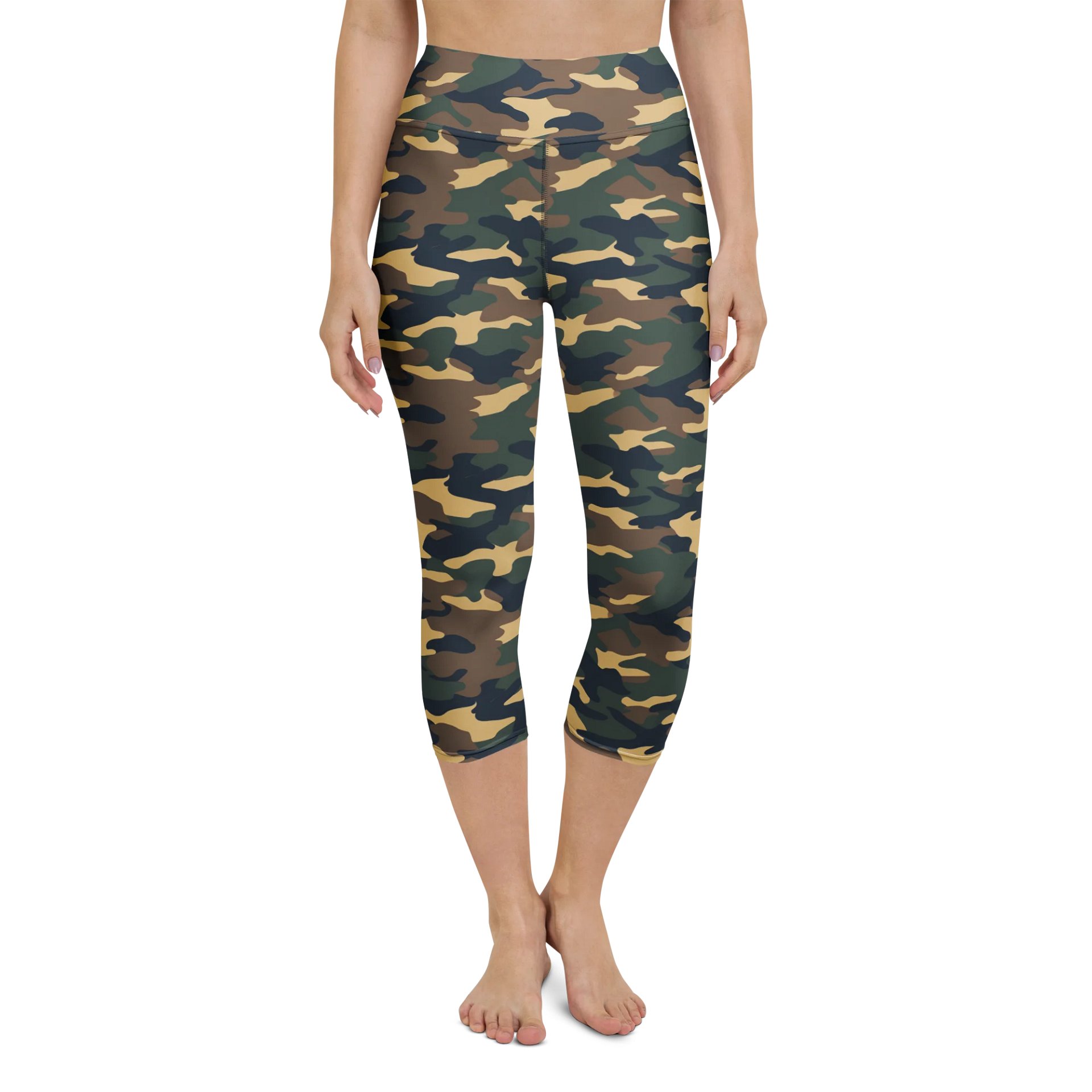 Camo Print Workout Capri Leggings product image (1)