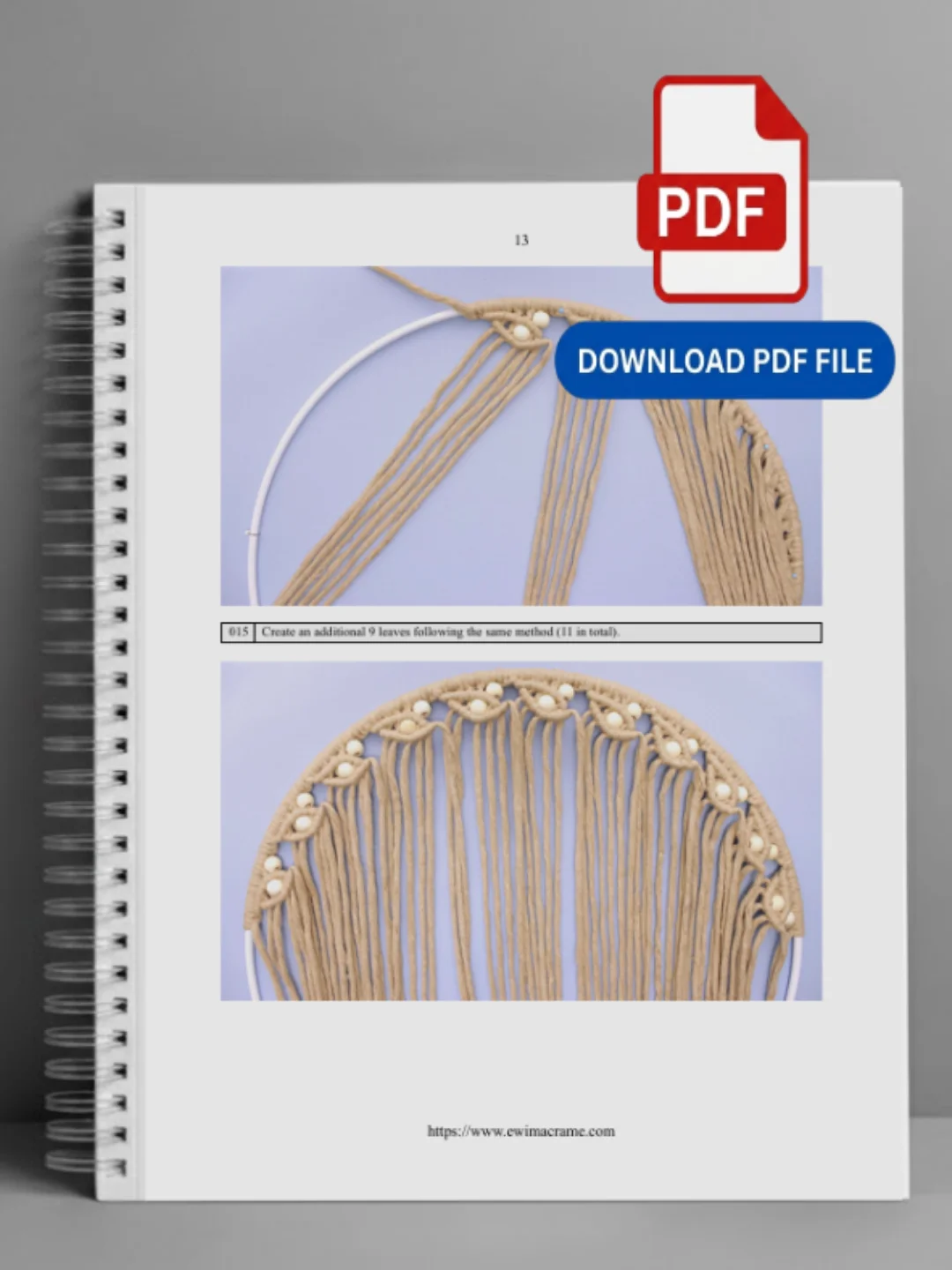 Macrame Tree of Life Wall Art — Photo Tutorial product image (3)