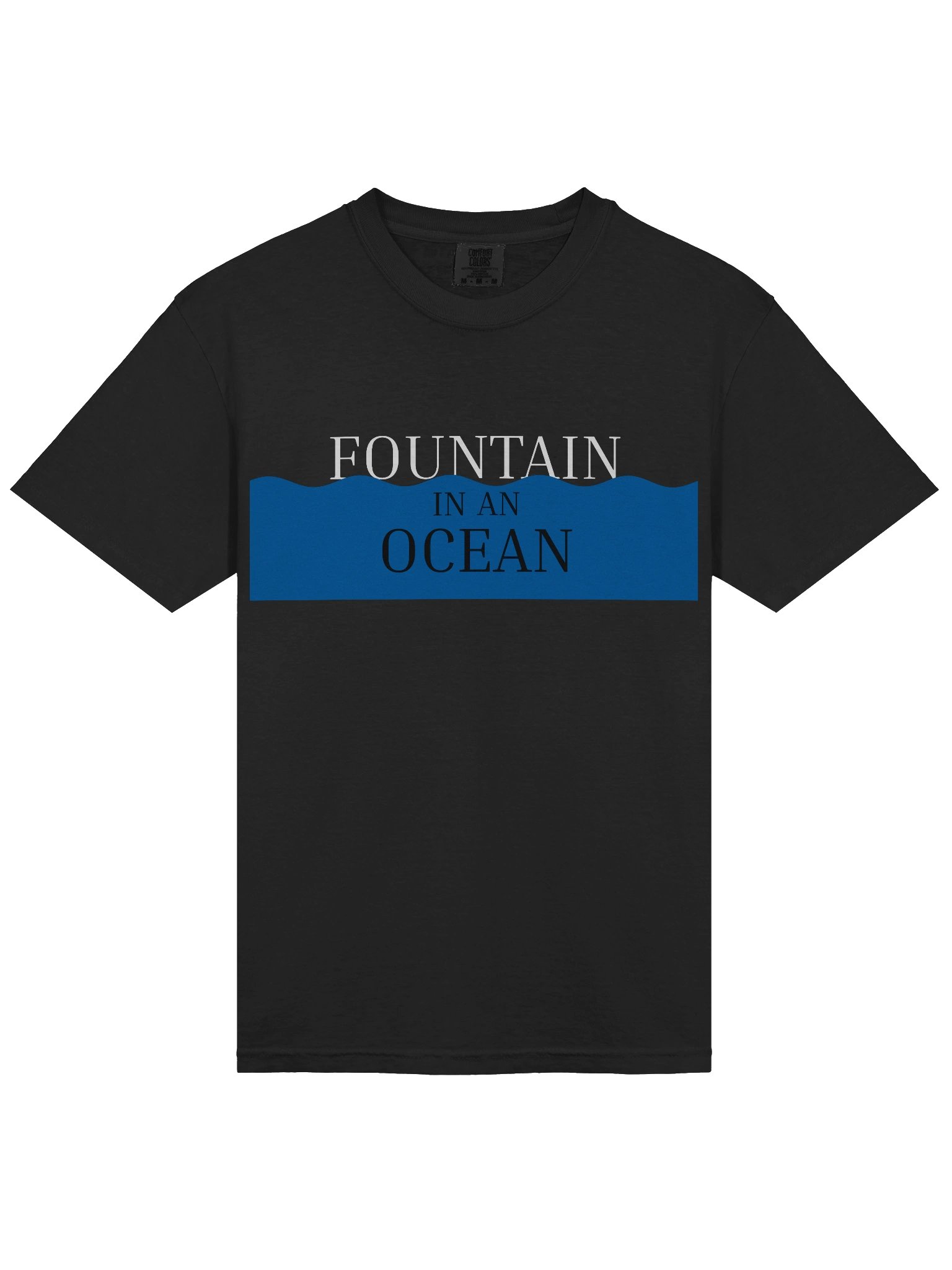 Fountain in an Ocean T-Shirt Dark Colors product image (3)