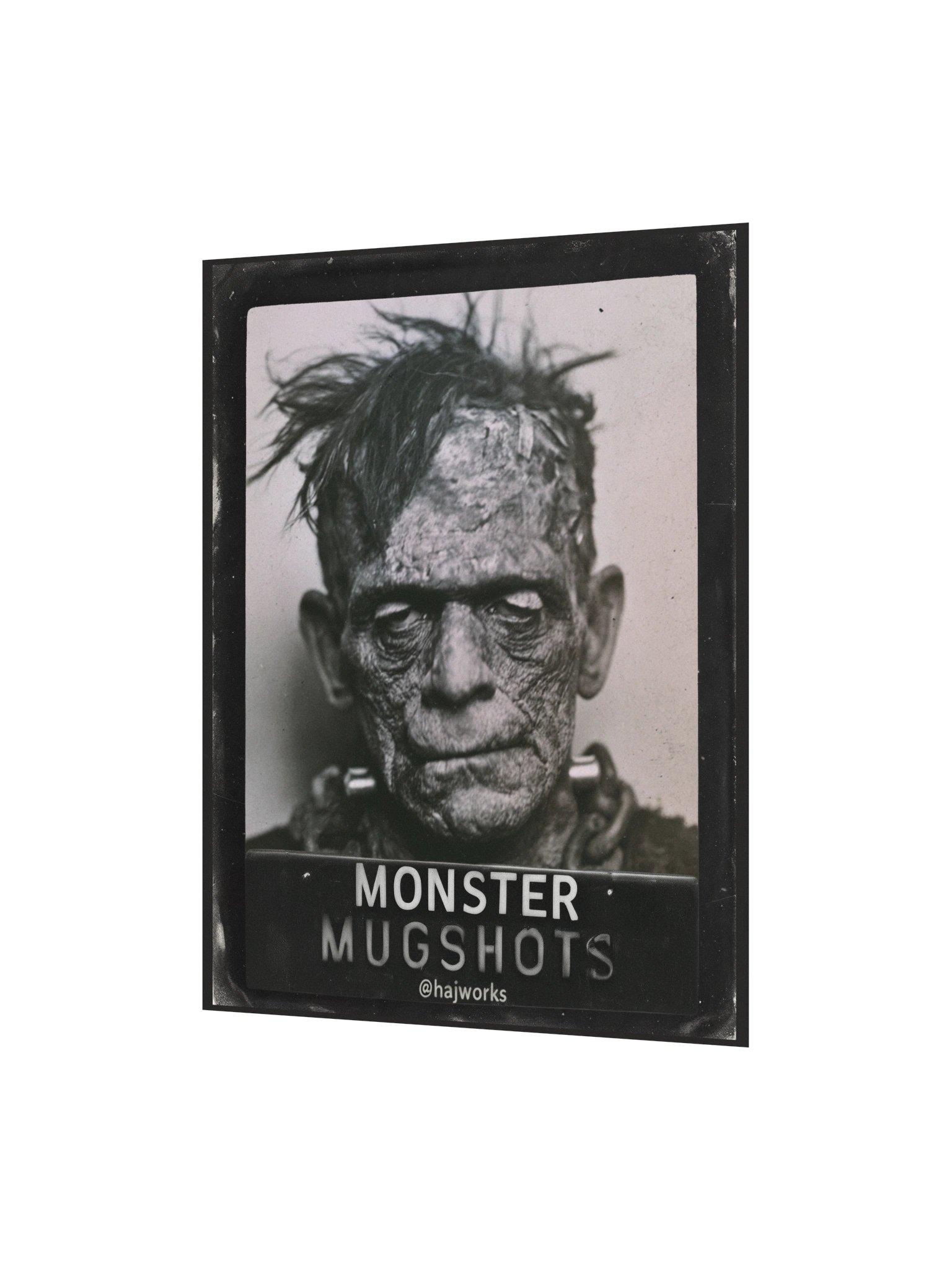 Monster Mugshots No. 001 — Matte Art Print product image (5)