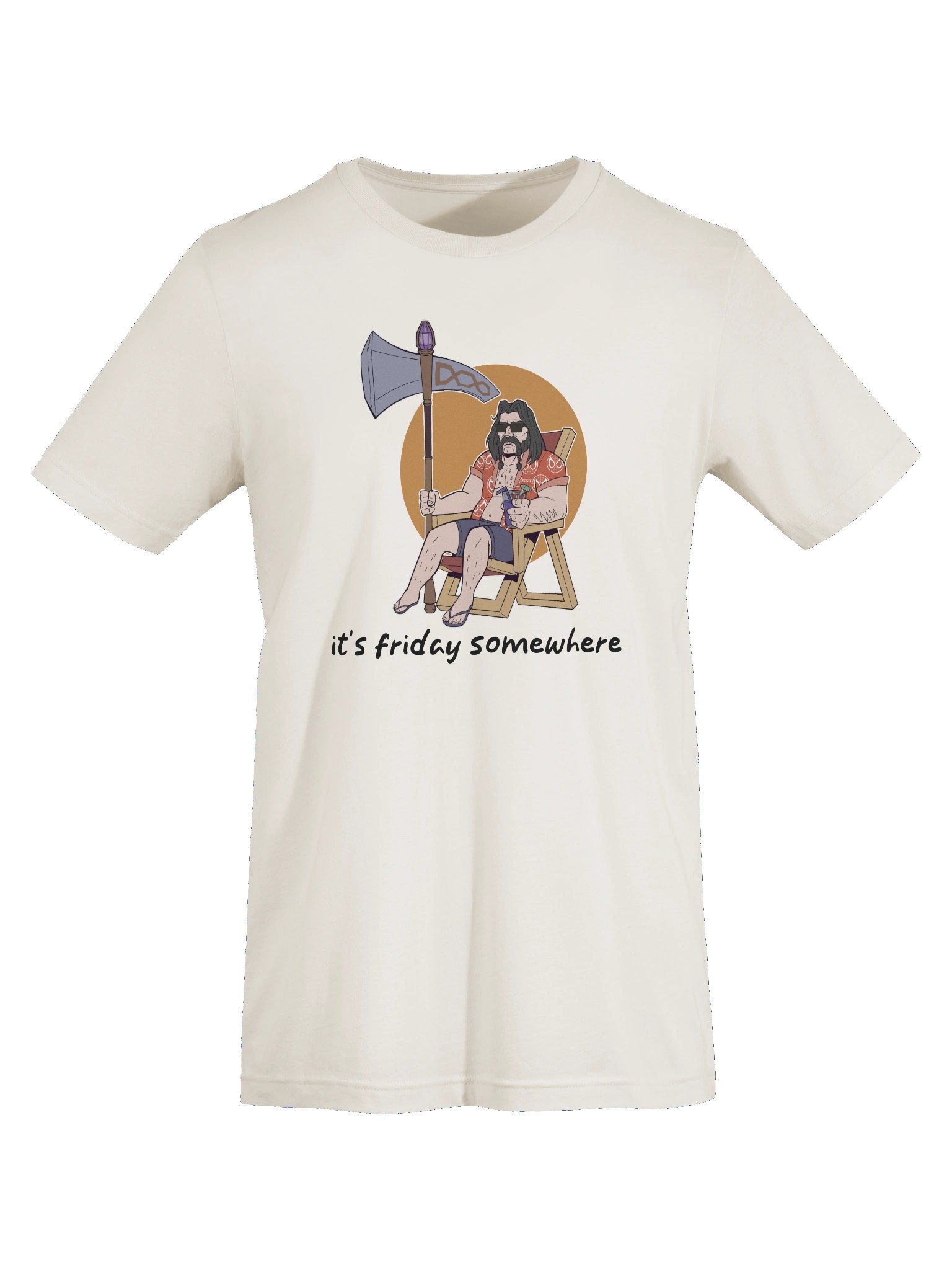 It's Friday Somewhere T-Shirt (Black Text) product image (43)
