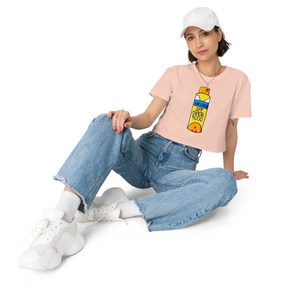 SPF Over 9000 Short Sleeve Crop Top product image (4)