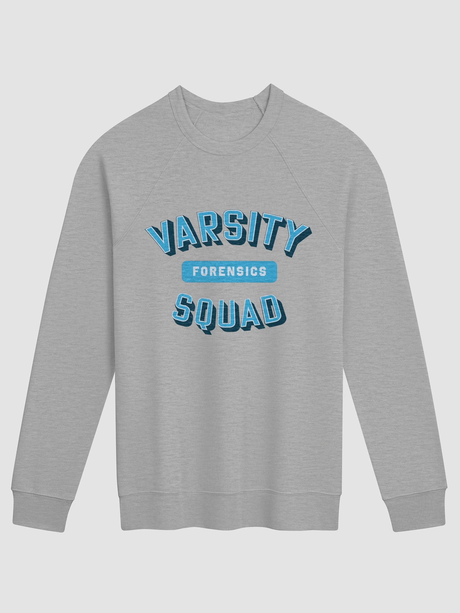 Varsity Forensics Squad Pullover Sweatshirt - Light Grey product image (1)