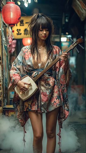 Golden hour meets golden shamisen 🌅🎵

That perfect lofi beat when you need to focus, relax, or just vibe. Traditional Japanes...