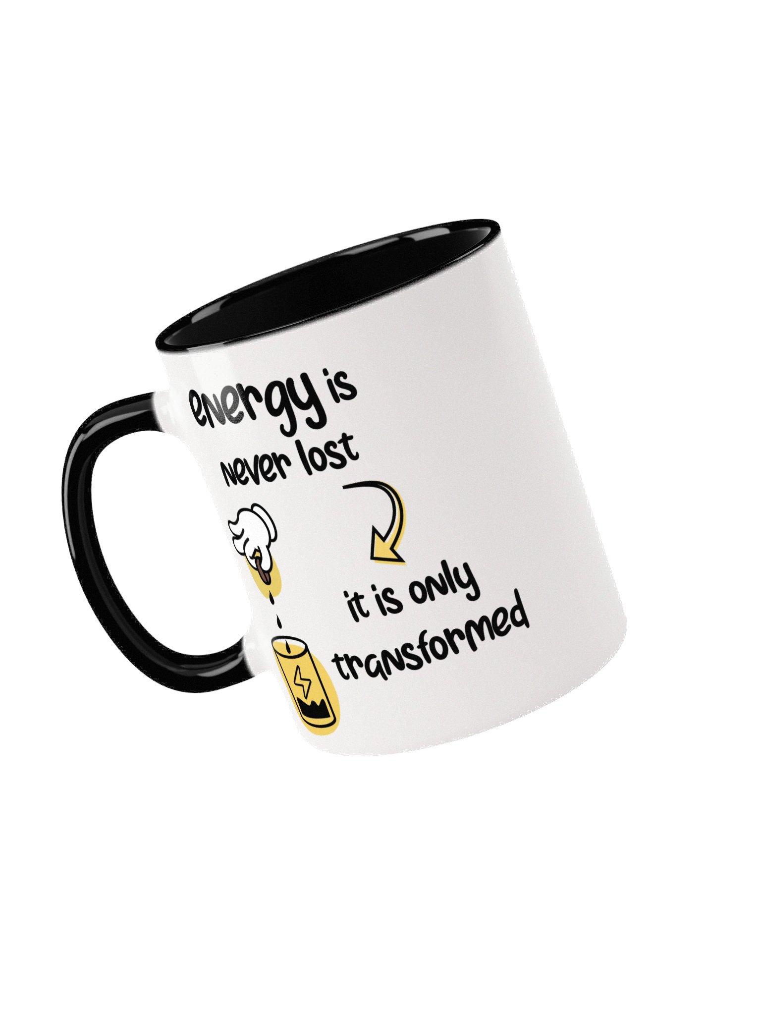 Energy Mug for Coffee Lovers, Inspirational Gift, Office Tea Cup, Motivational Drinkware, Eco-Friendly Humor Mug product image (31)