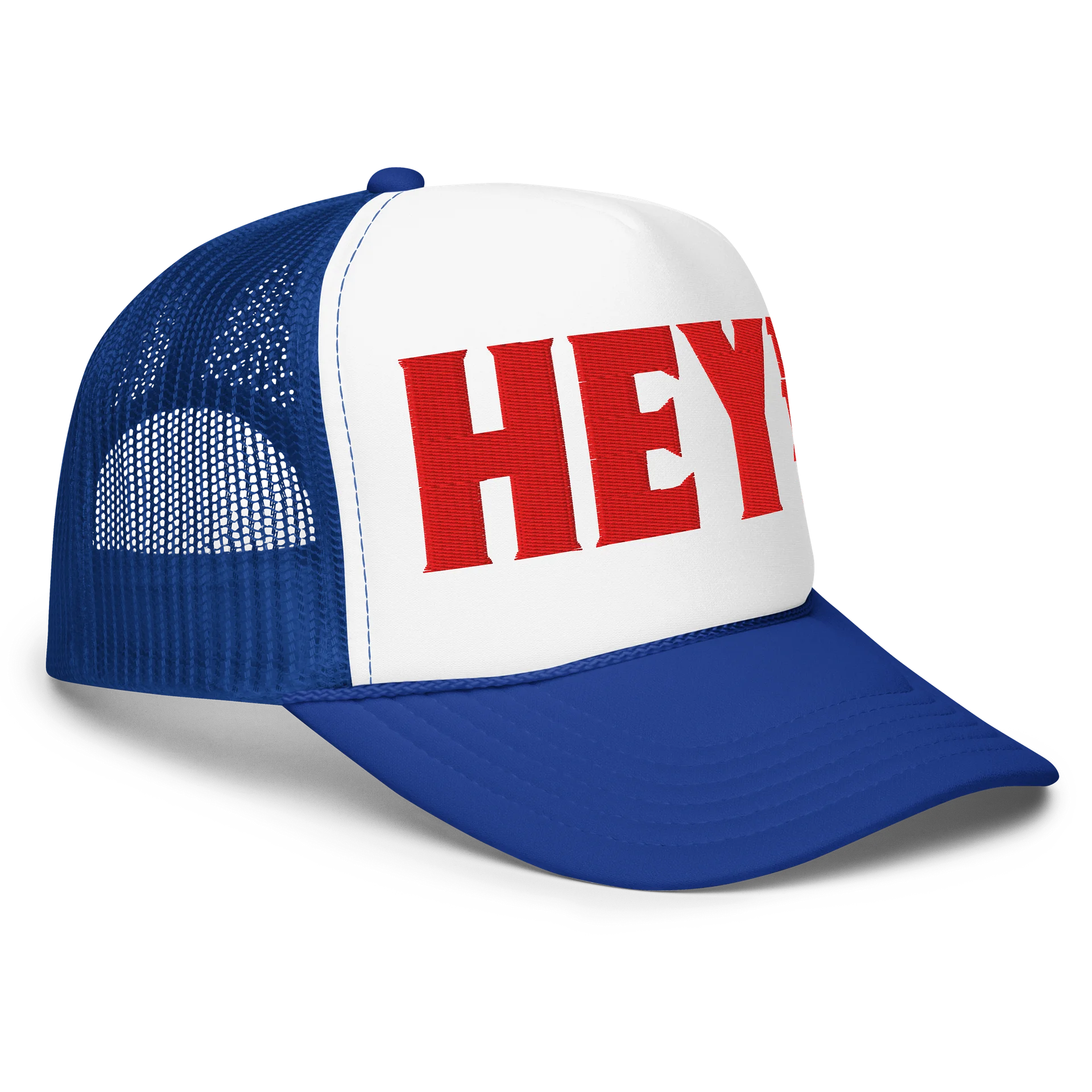 HEY EY EY EY Foam Trucker Hat red product image (3)