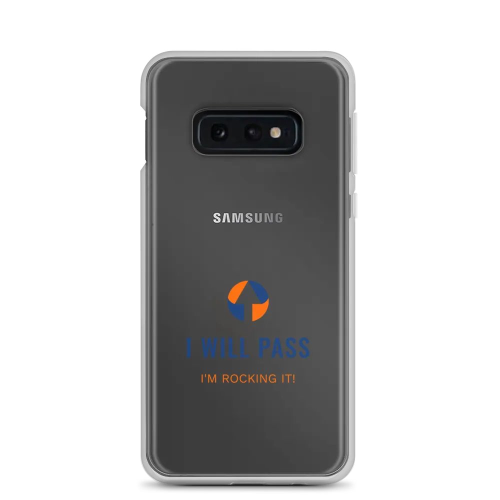 I WILL PASS Clear Samsung® Case product image (3)