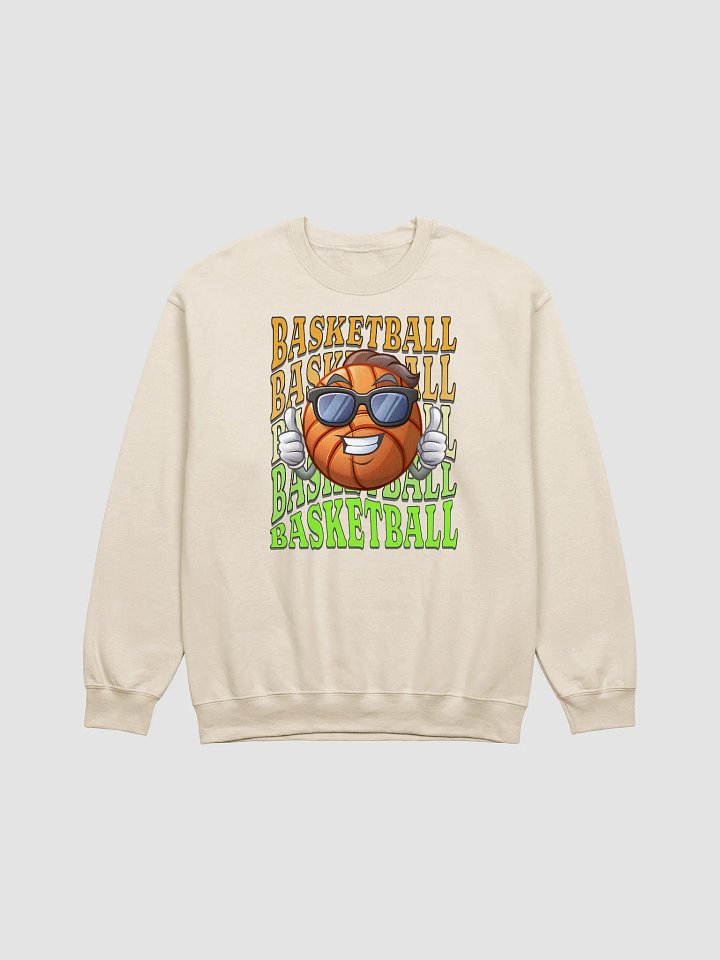 Thumbs Up Basketball Smiling Hoops Unisex Crewneck product image (15)