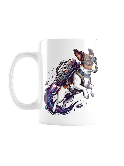 Jetpack Jack Russell Mug