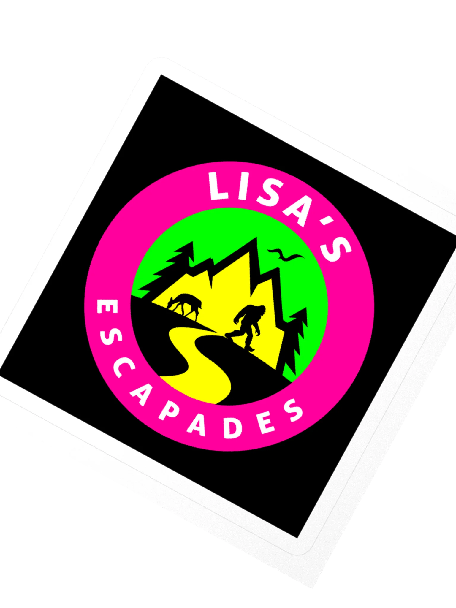 Lisa’s Escapades Mountain Sasquatch Sticker product image (2)