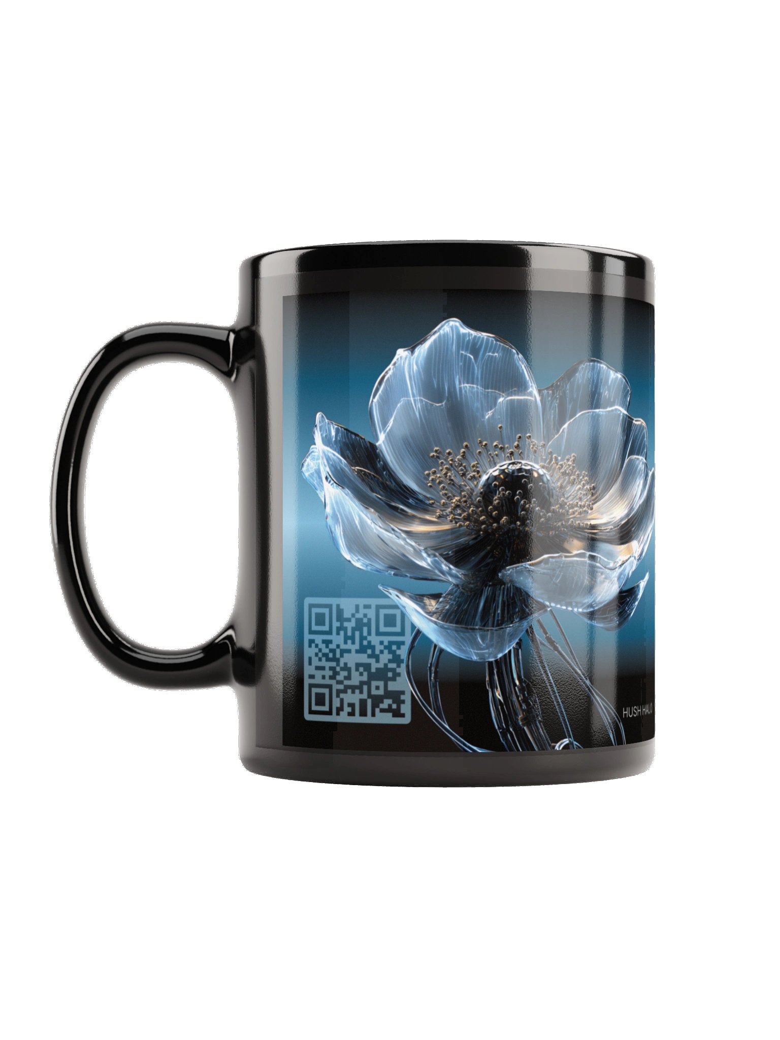 Hollow Eye, Black Glossy Mug + Daily Poetry Experience [AUDIO] product image (1)