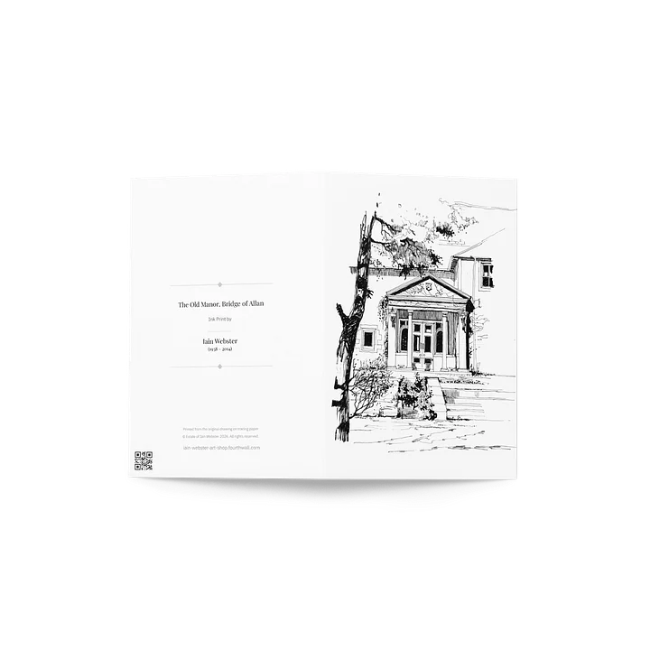 The Old Manor, Bridge of Allan - Greeting Card product image (2)