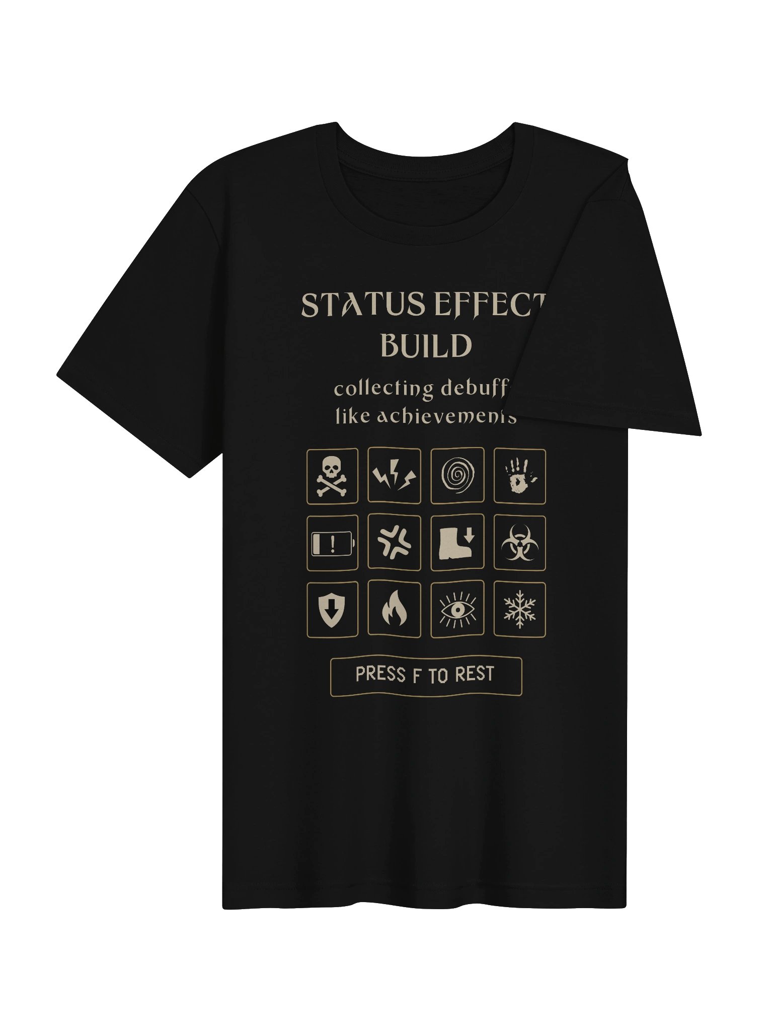 Status Effect Build Shirt | Chronic Illness Gamer & Spoonie Tee product image (4)