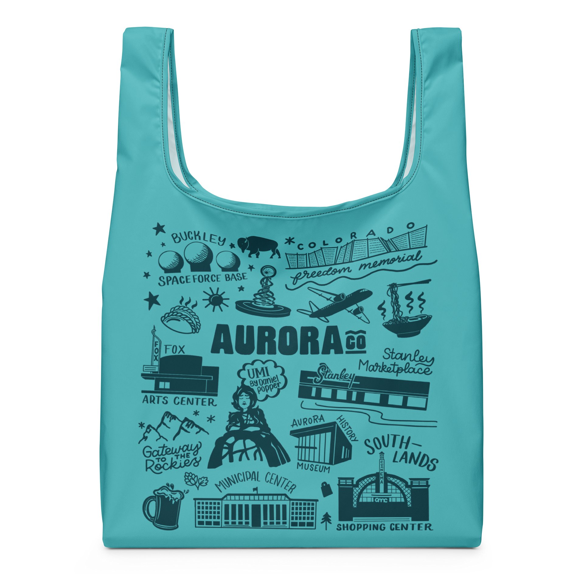 Aurora Landmarks Shopping Bag product image (1)