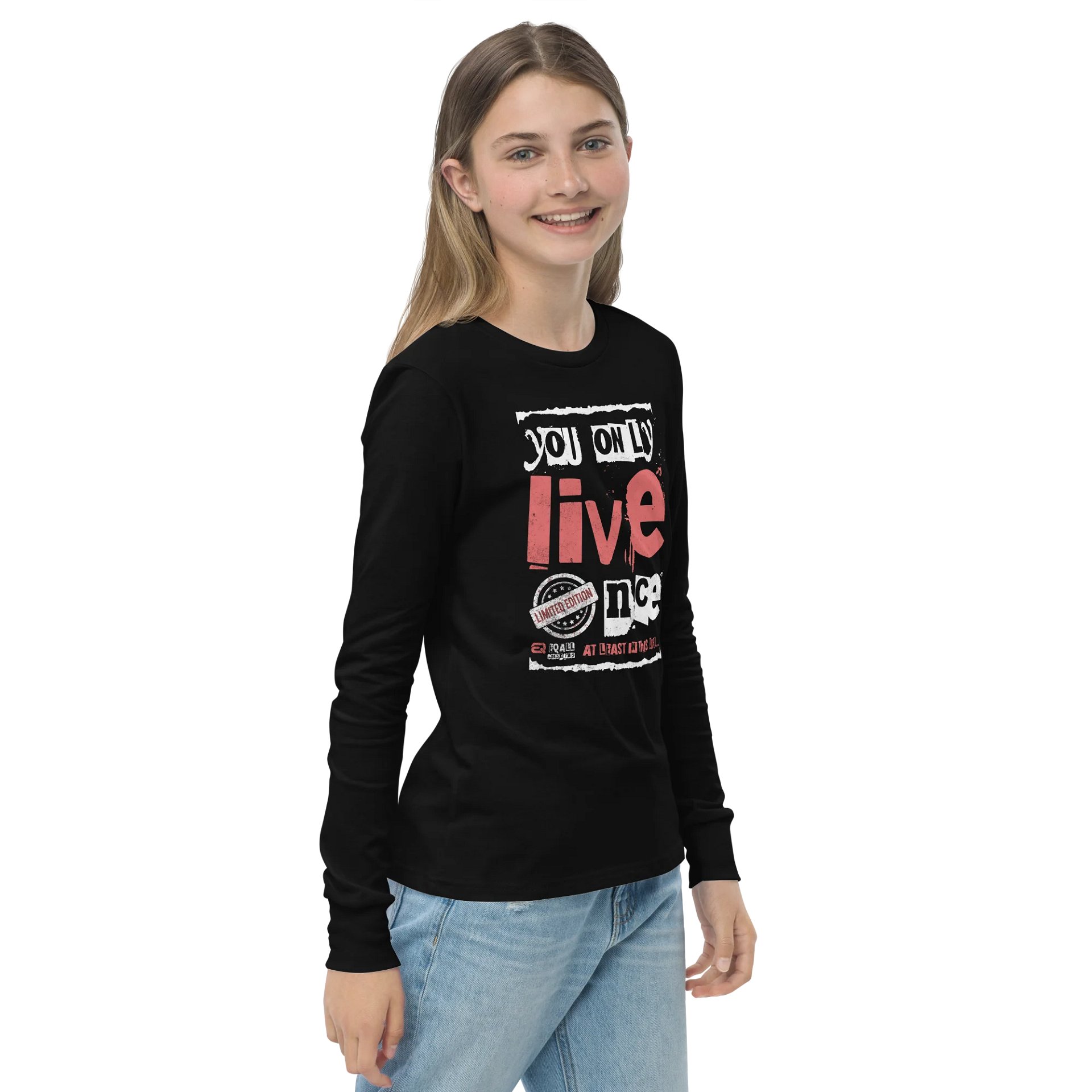 You Only Live Once! RAWKDZ Unisex Bella+Canvas R3CVR.i by EQALL® Essentials_Blush Red product image (6)