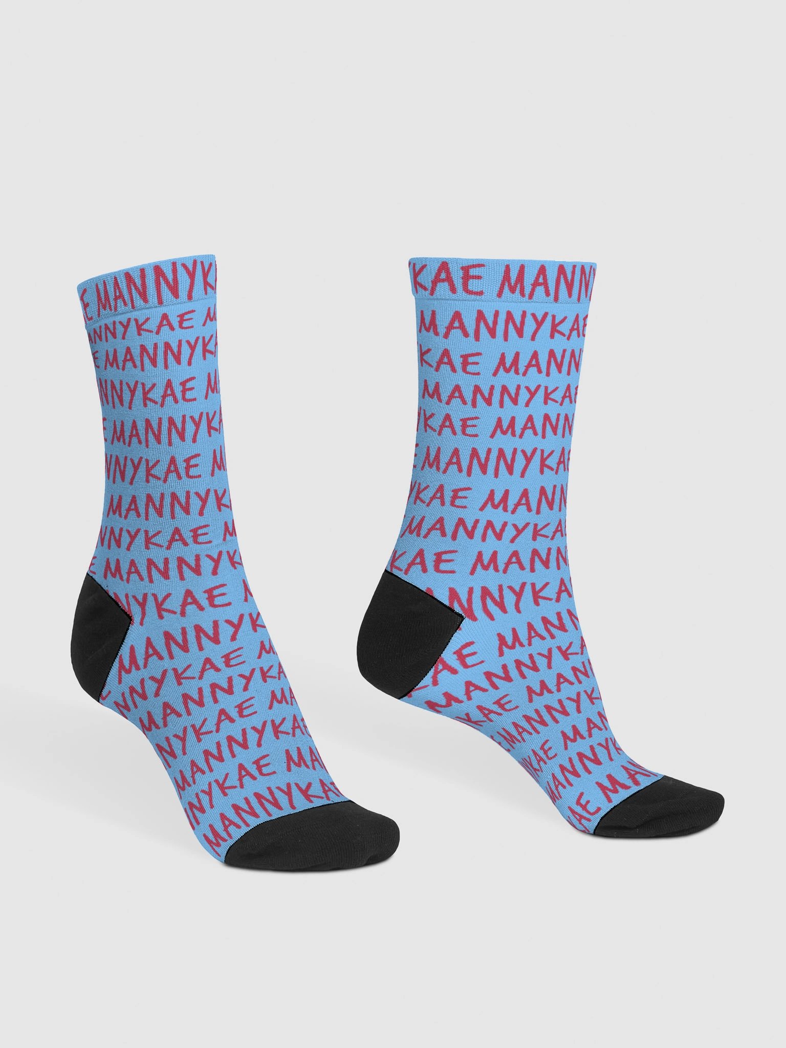 Blue/Pink Crew Socks product image (3)