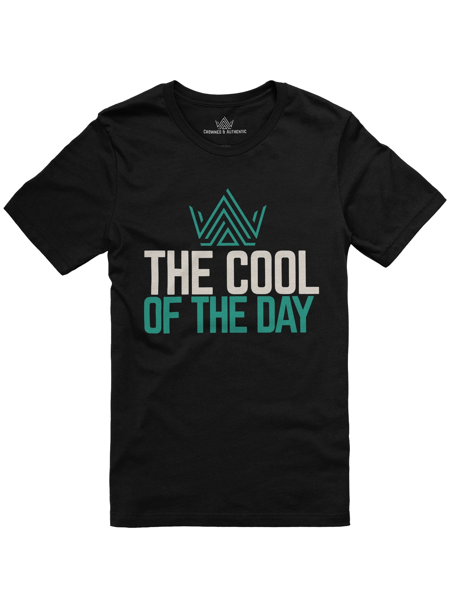 #TCOTD The Cool of the Day T-Shirt (Teal & White Design) product image (1)