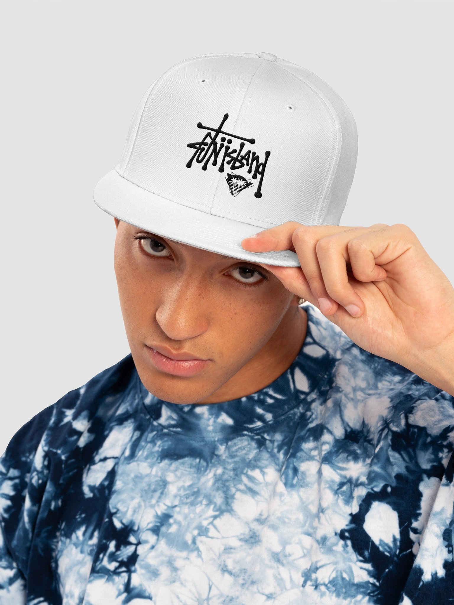 STUSSY SNAPBACK HAT WHITE product image (3)