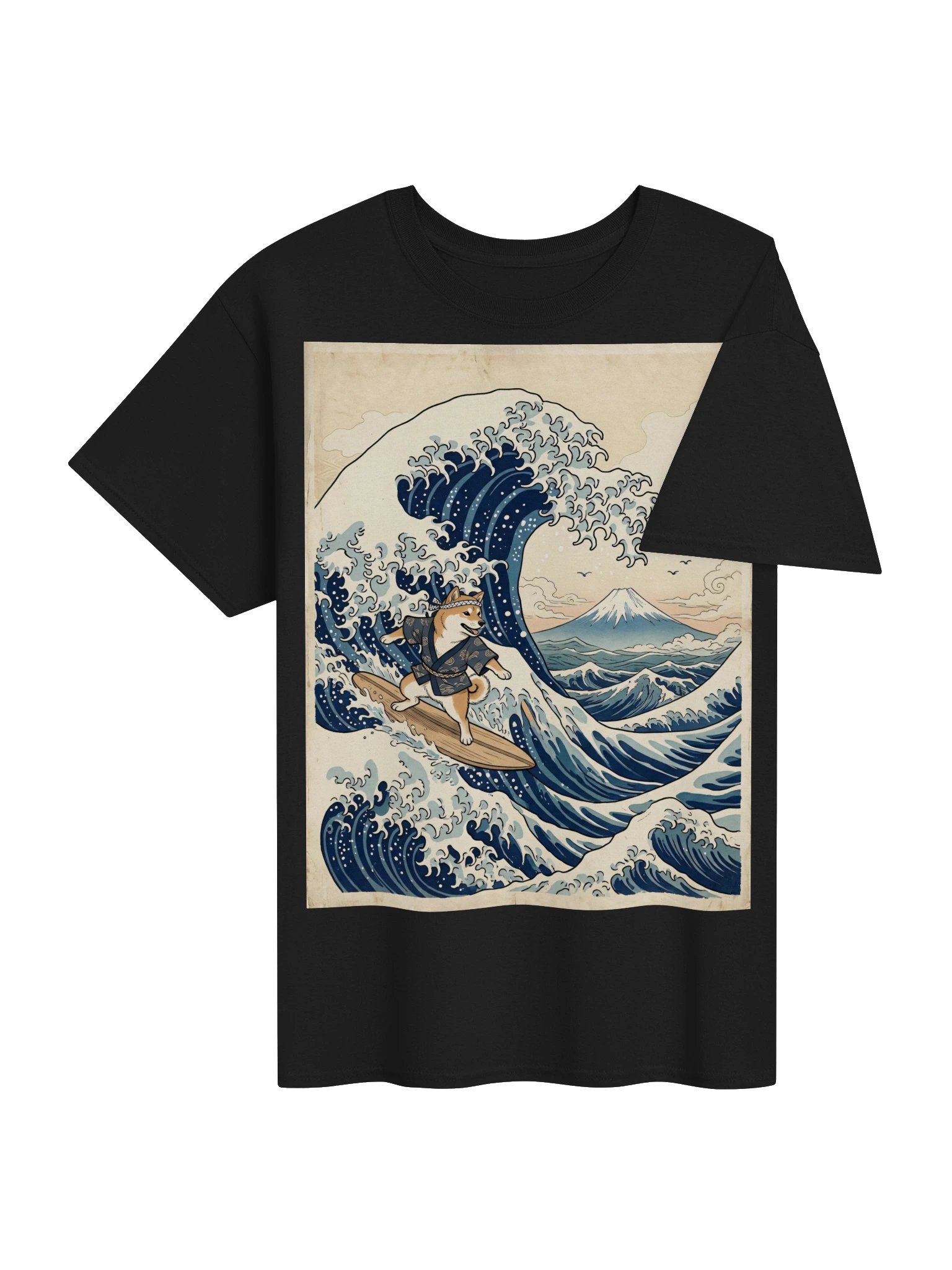 Great Wave Shiba Tee product image (13)