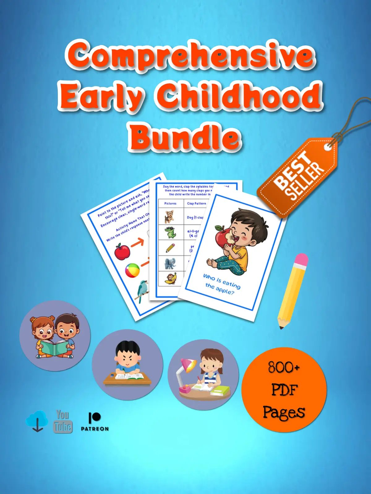 Comprehensive Early Childhood Bundle: Speech & Language, Safety, Finance & Coloring Activities product image (1)