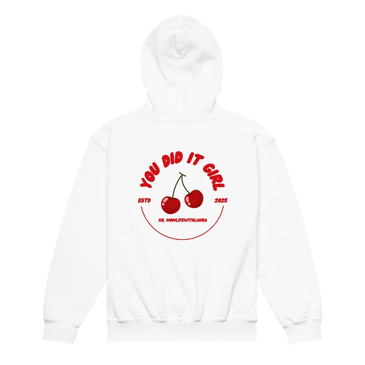 Kids You Did It Girl Hoodie - Cherries product image (14)