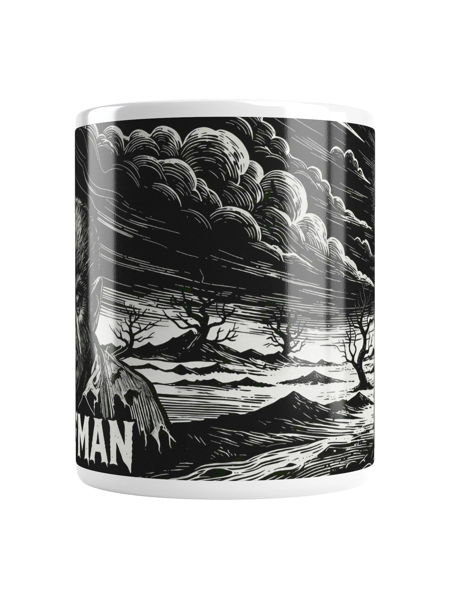 Vintage Silver Screen Wolfman Coffee Mug product image (2)