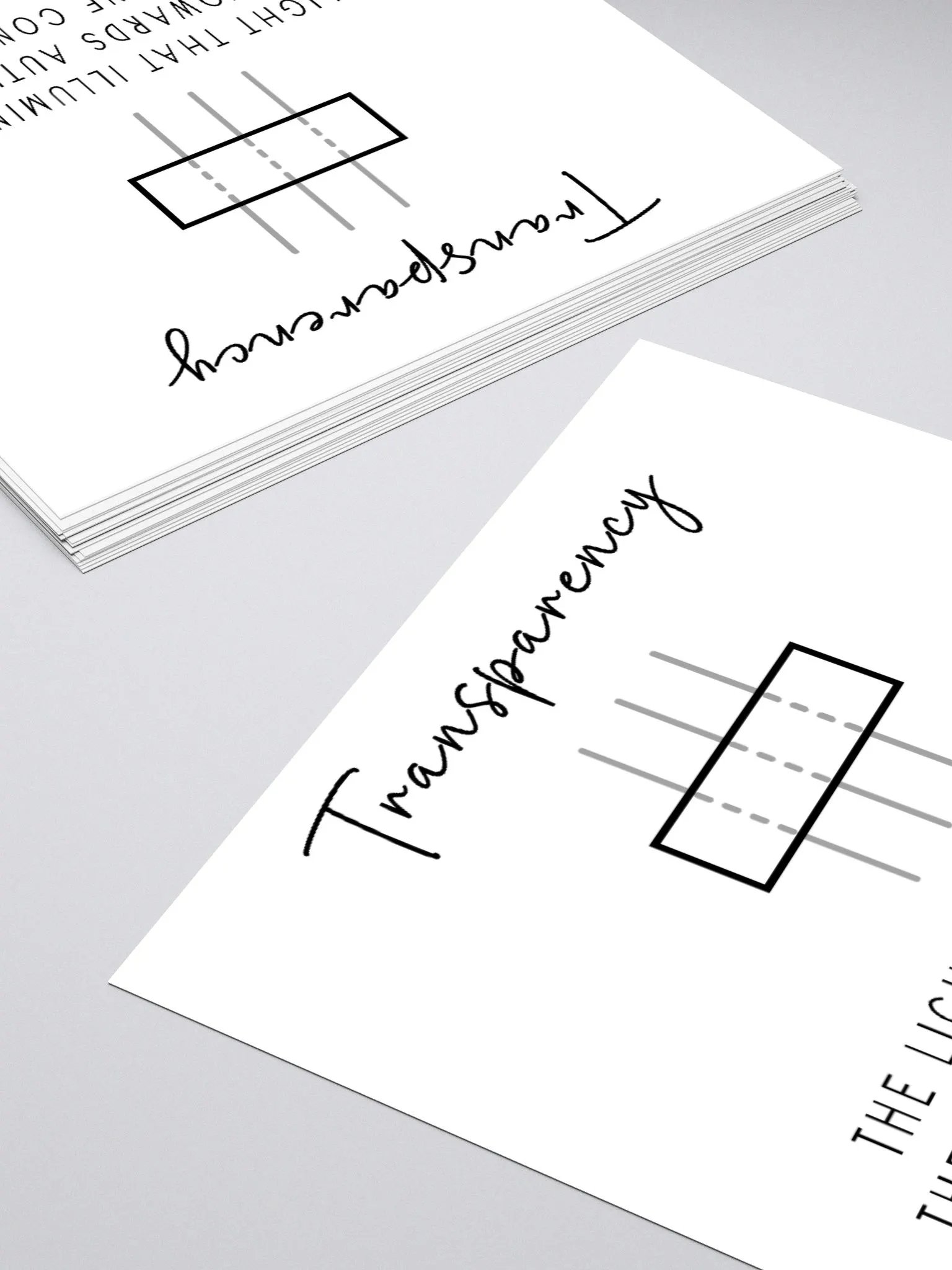 transparency Sticker - grey line product image (11)