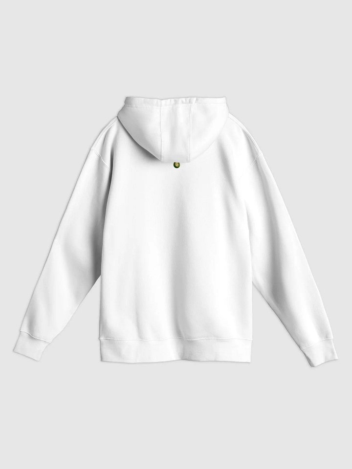 CozyAvocado White Premium Pullover Hoodie Crochet Strawberry #01 product image (2)