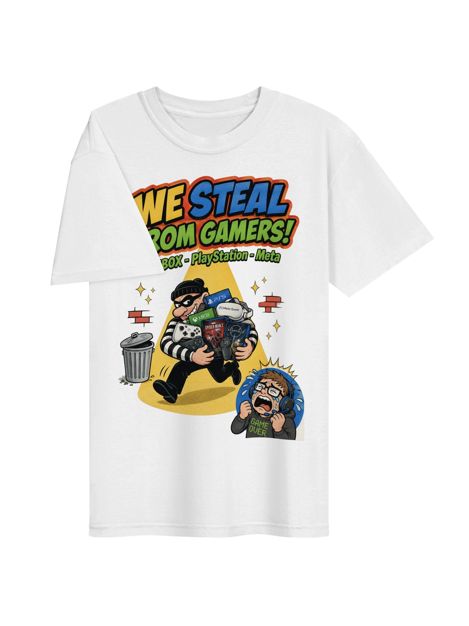 We Steal From Gamers! T-shirt product image (3)