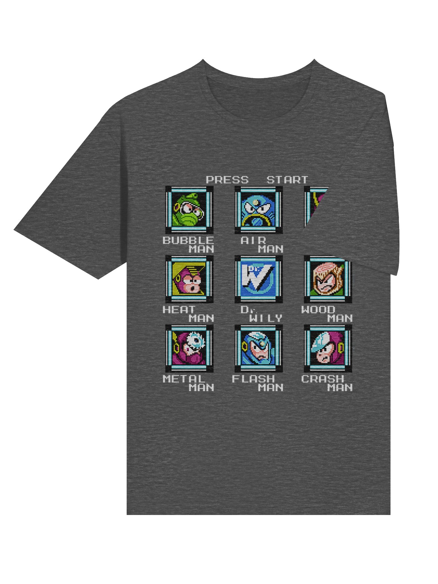 Mega Man 2 Stage Select Shirt product image (5)