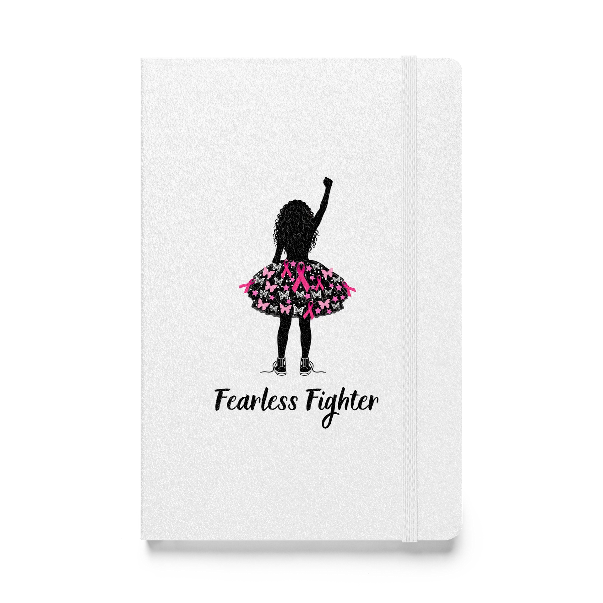 Breast Cancer - Fearless Fighter Bound Notebook [white] product image (1)