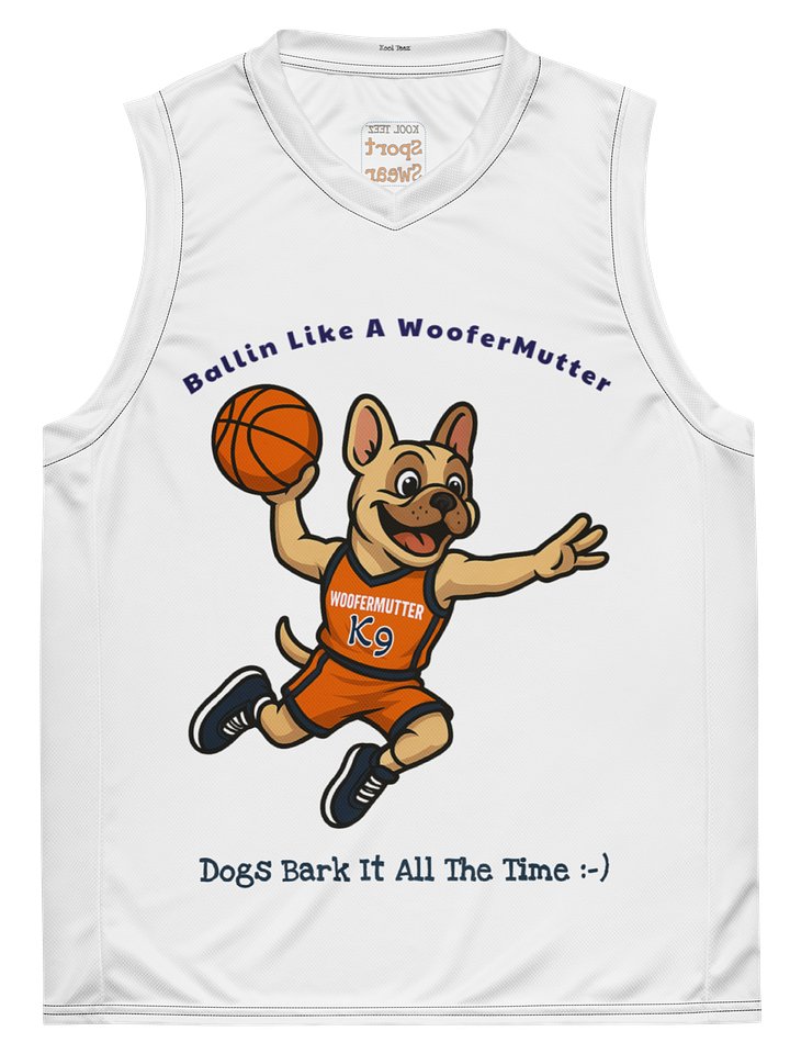 French Bulldog Unisex Basketball Jersey product image (1)