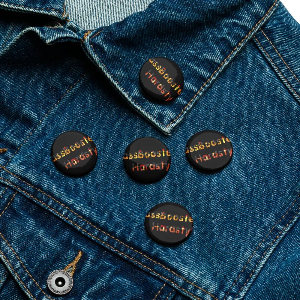 BassBoostedHardstyle Pinset (Black) product image (8)