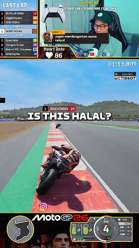 Race incident🥶 @andvinn_29 | Heart Rate widget by: @pulsoid_app 🫀 | #motogp #motogp24 #thohamaingame #SpooktoberClipsContestP...