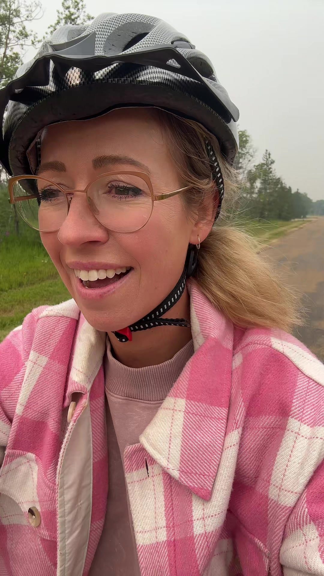 🫶🏼 Hope’n you have a good day too, K byeee 💁🏼‍♀️                                     #bellabrave #fyp #foryoupage #ebike @Treeosix Adventure Parks 🧡 #cypresshillssaskatchewan #saskatchewan #canada #provincialpark 
