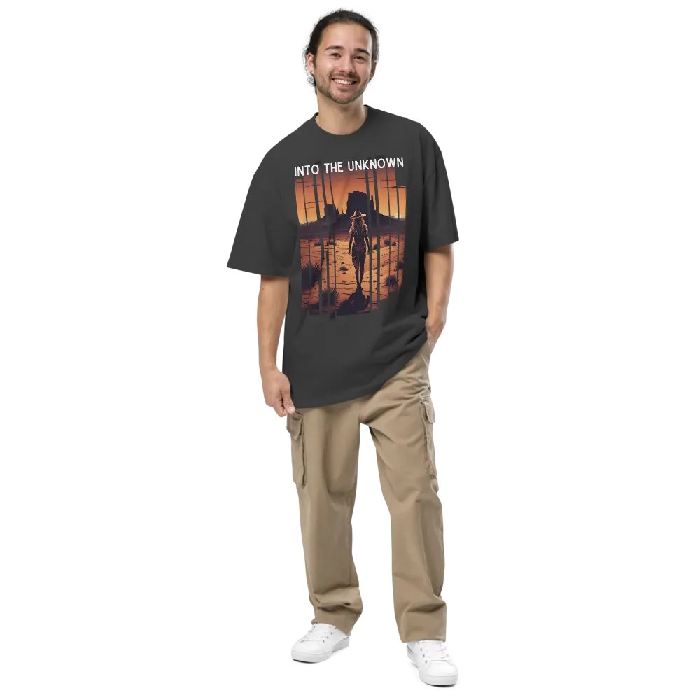 Into the unknown unisex faded tee product image (6)