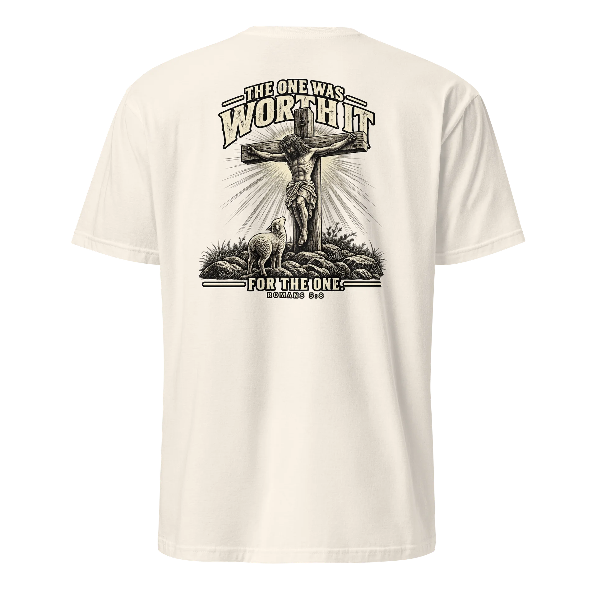 The One Was Worth It Christian T-Shirt | Romans 5:8 Jesus Cross Graphic Tee product image (31)