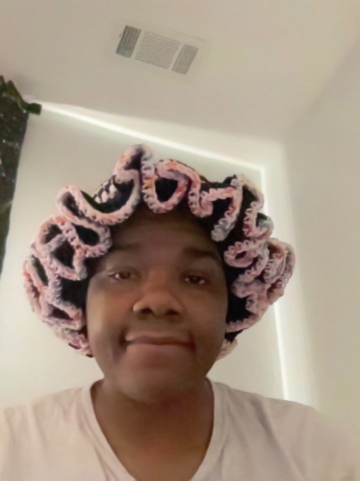 Blackberry With Sprinkles Ruffle Hat product image (1)